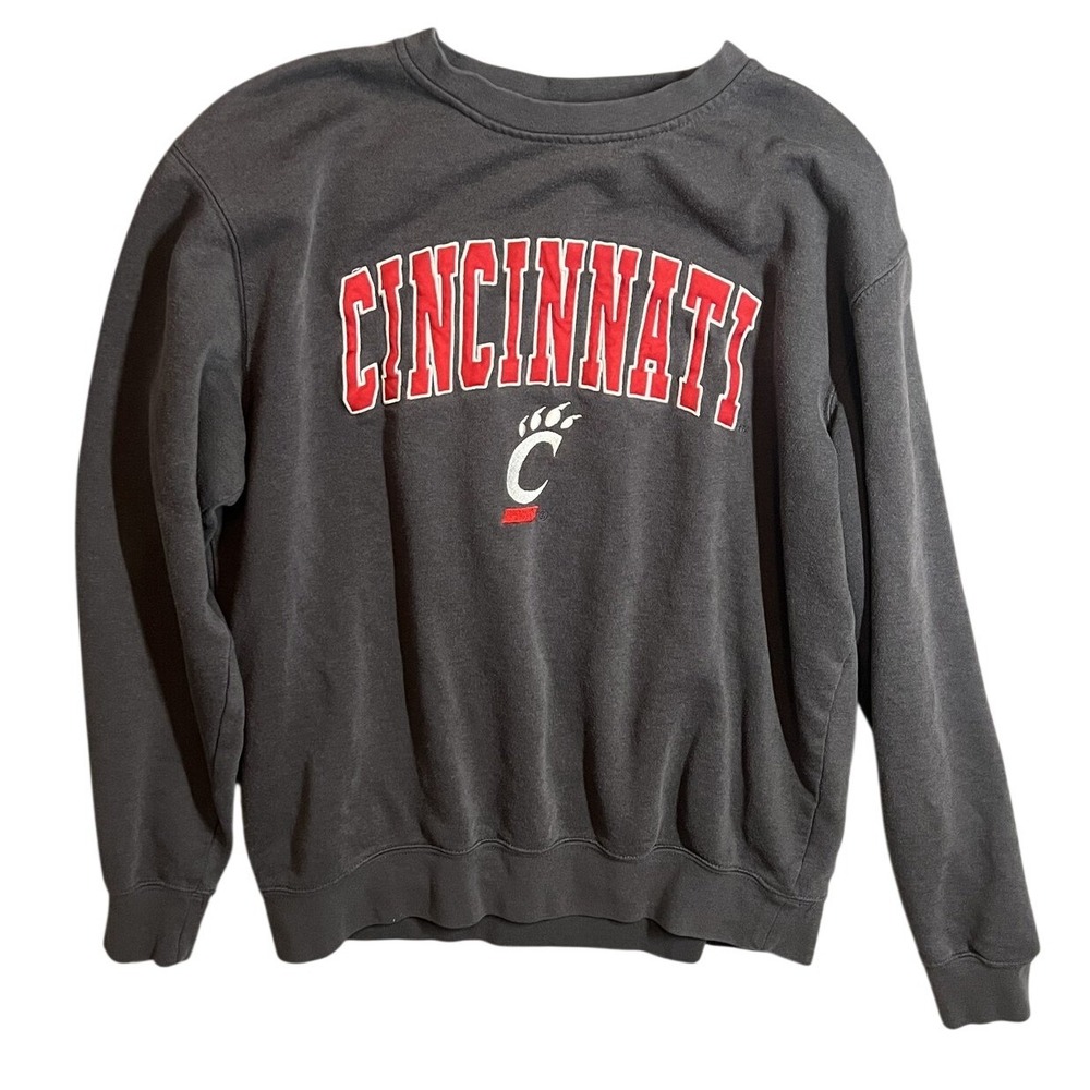 Stadium Athletics Cincinnati Bearcats Crewneck Sweatshirt Men's‎ Medium Gray